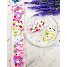 Резинка для волосся дитяча зі звірятами 4 см (20 см) Л-5299