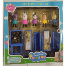 Набір Фігурок 5865 Пепа в коробці Школа 27-22см