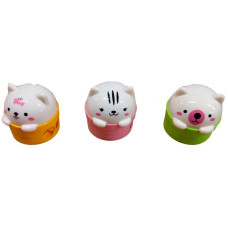 Точилка з контейнером, Kittens, подвійна, діаметр 8 і 11 мм, асорті, в дисплеї, 4857С, CLASS