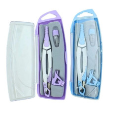 Готовальня 3 предмета FLOWING, циркуль 130 мм, асорті, 9039С, CLASS