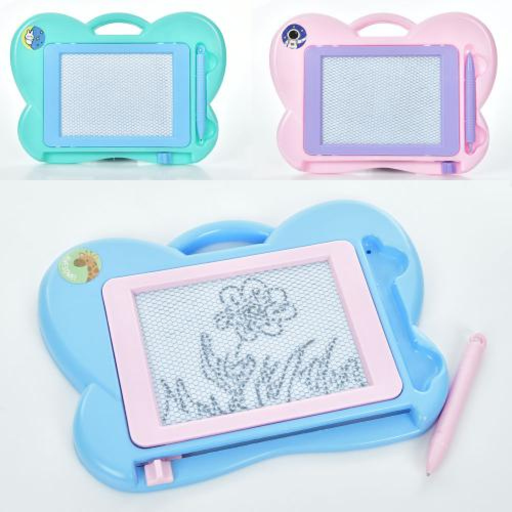 Дошка для малювання TK9811B (144шт) 23-16см, чорно-біла,3 кольори, у пакеті, 25-22-5см