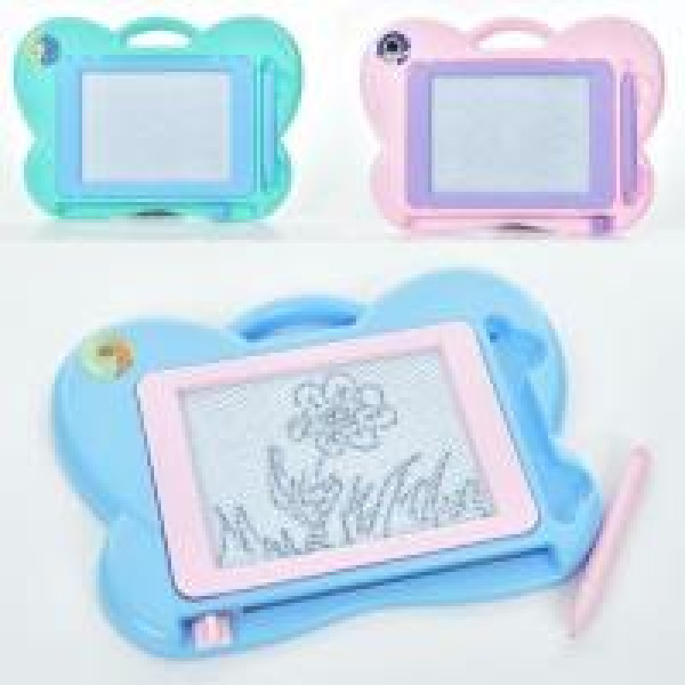 Дошка для малювання TK9811B (144шт) 23-16см, чорно-біла,3 кольори, у пакеті, 25-22-5см