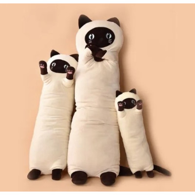 М'яка Іграшка Кіт Батон Cіамський 90cм