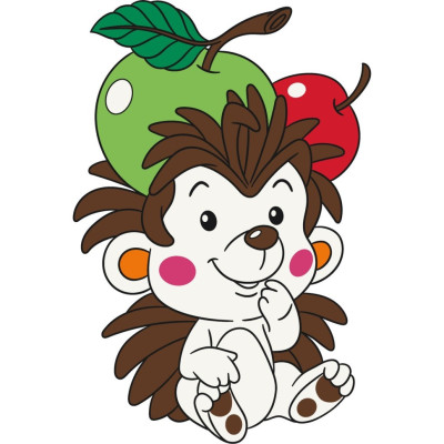 Дитяча розмальовка "Їжачок" 25×30 см 15080-AC