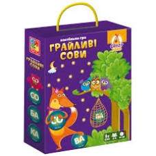 Гра настільна Vladi Toys розважальна. Грайливі сови. Бачу слово! VT8033-08