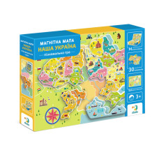 Магнітна мапа України 21,5х4,5х30,5 см 200268