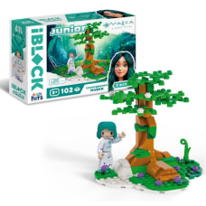 Конструктор Kids hits IBLOCK JUNIOR арт. PL-921-519 (24шт) МАВКА, 102 дет, 1 фігурка, наліпки, татуювання, інструкц, у короб. 24*6*16см