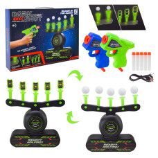 Тир 336, мішень, 2 зброї, поролон. снаряди, кулі, в коробці