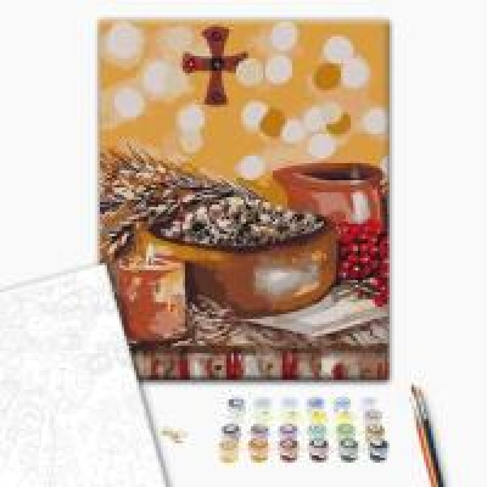 Картина за номерами Різдвяна кутя © Каріна Зіміна (40x50 см) BS53436