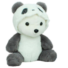 М'яка іграшка Ведмедик в капюшоні (панда) (23x16x13 см) 00004-43