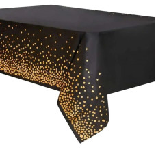 Скатертина "Золоте конфеті на чорному" 7035-0055