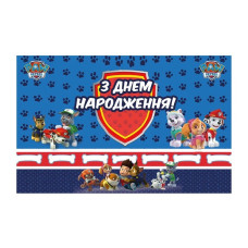 Плакат для свята "Щенячий патруль" синій 75х120 см 6008-0190