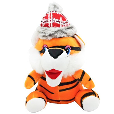 М'яка іграшка "Тигр у шапочці" 20 см (55123)