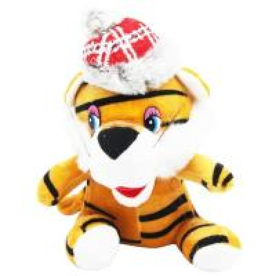 М'яка іграшка "Тигр у шапочці" 20 см (55123)