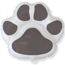 Фольгована куля фігура Flexmetal "Лапка" чорна 12450