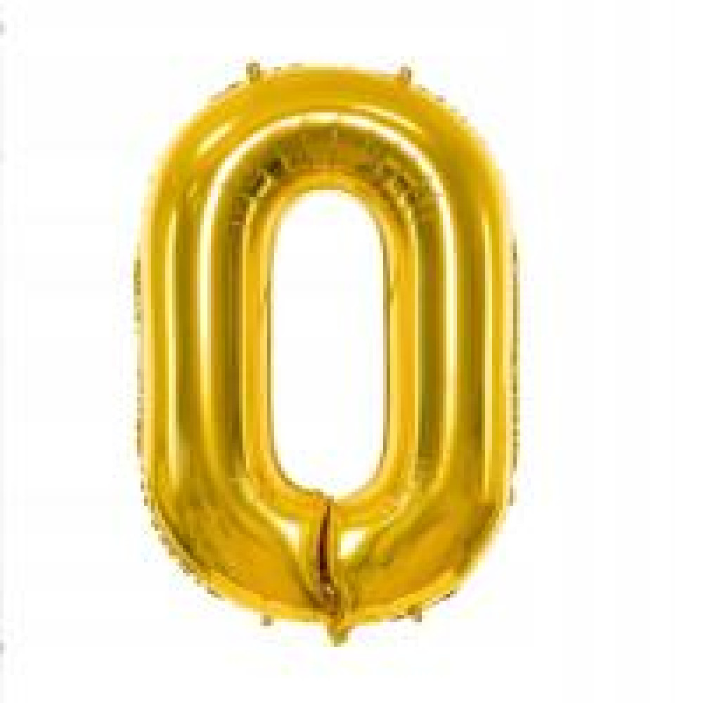 Фольгована цифра Flexmetal (1 м) – "0" (золото) 02667