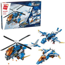 Конструктор Qman 42103 (9шт) 3в1(вертоліт,літак,дракон), 604дет, в кор-ці, 52-34-6,5см