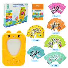 Картковий пристрій (картрідер) PL-724-02 (96 шт/2) навчання на укр., 96 учбових карток по 6 темам, короб.15,5*12,3*3,2см