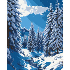 Набір для розпису "Зимова казка" 40х50 см 11060-AC