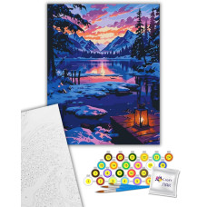 Набір для розпису "Зимовий пейзаж" 40х50 см 11056-AC