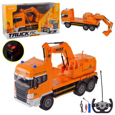 Будівельна машина р/к арт. 666-673NA (12шт) акум.,світ.,звук,короб 44,5*25,5*18см