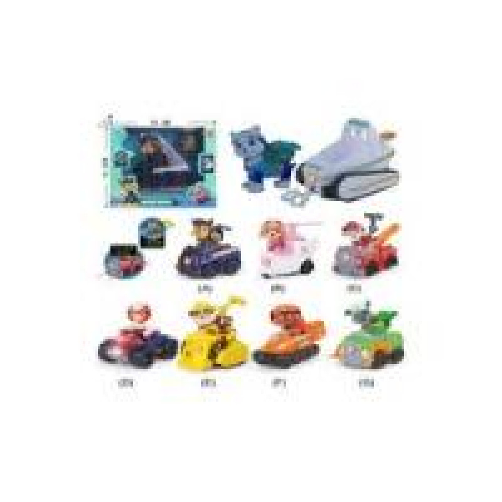 Герої 9980 (96/2) 8 видів, підсвічування, мелодія, пісня англійською, рухливі кінцівки та голова щеняти, в коробці,