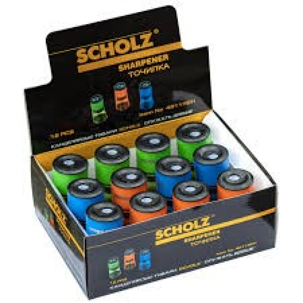 точилка з контейнером, асорті, в дисплеї, 4811SCH, SOZ