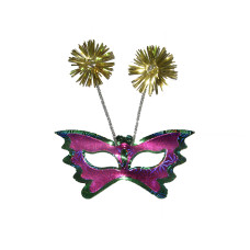 Маска новорічна блискуча