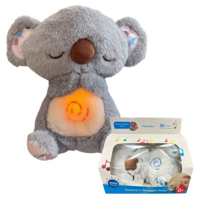 М'яка іграшка-світильник Коала в подарунковій упаковці 25см EL-2117-59