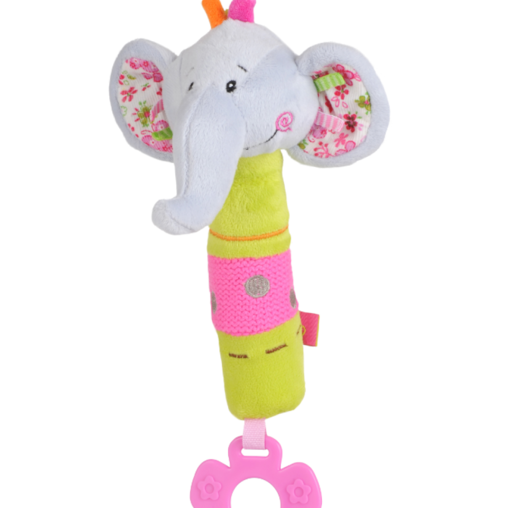 Іграшка з пищалкою "Винахідливий слоник"(Висота 27см) "BabyOno"