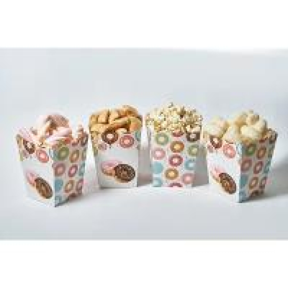 Коробочка для попкорну та солодощів "Пончики" 5 шт 7007-0029