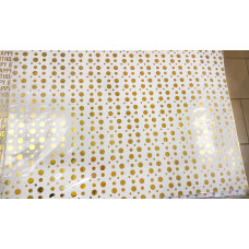 Папір подарунковий голограма Золоті крапочки PAP-91683