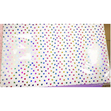 Папір подарунковий голограма Сердечка PAP-91669