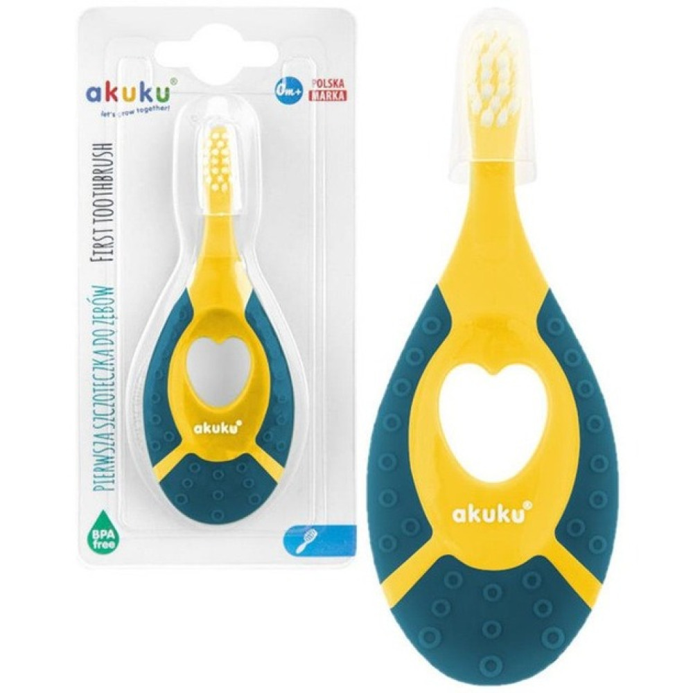 Щітка для зубів 0-2 роки гранатова A0158