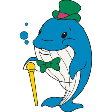 Дитяча розмальовка "Джентельмен" 25x30 см 15077-AC