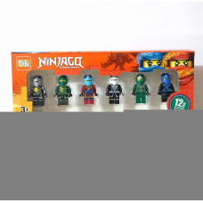 Набір фігурок Нінзяго в коробці 12шт в наборі 22636