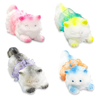 Кіт антистрес в спідничці 10 см