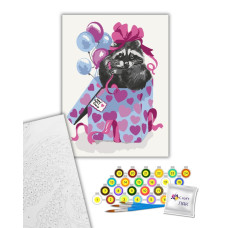 Набір для розпису "Полосатий сюрприз" 30x40 см 15595-AC