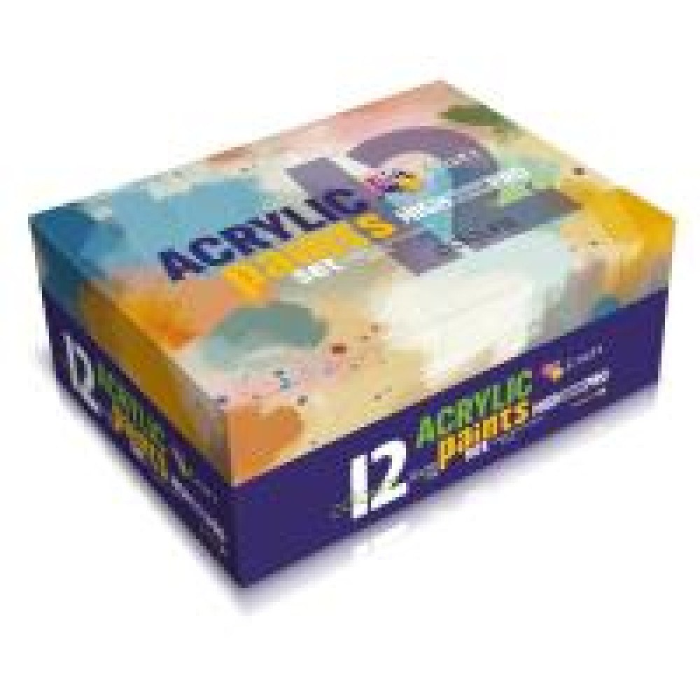 Набір акрилових фарб 12 шт по 20 мл 5082-AC