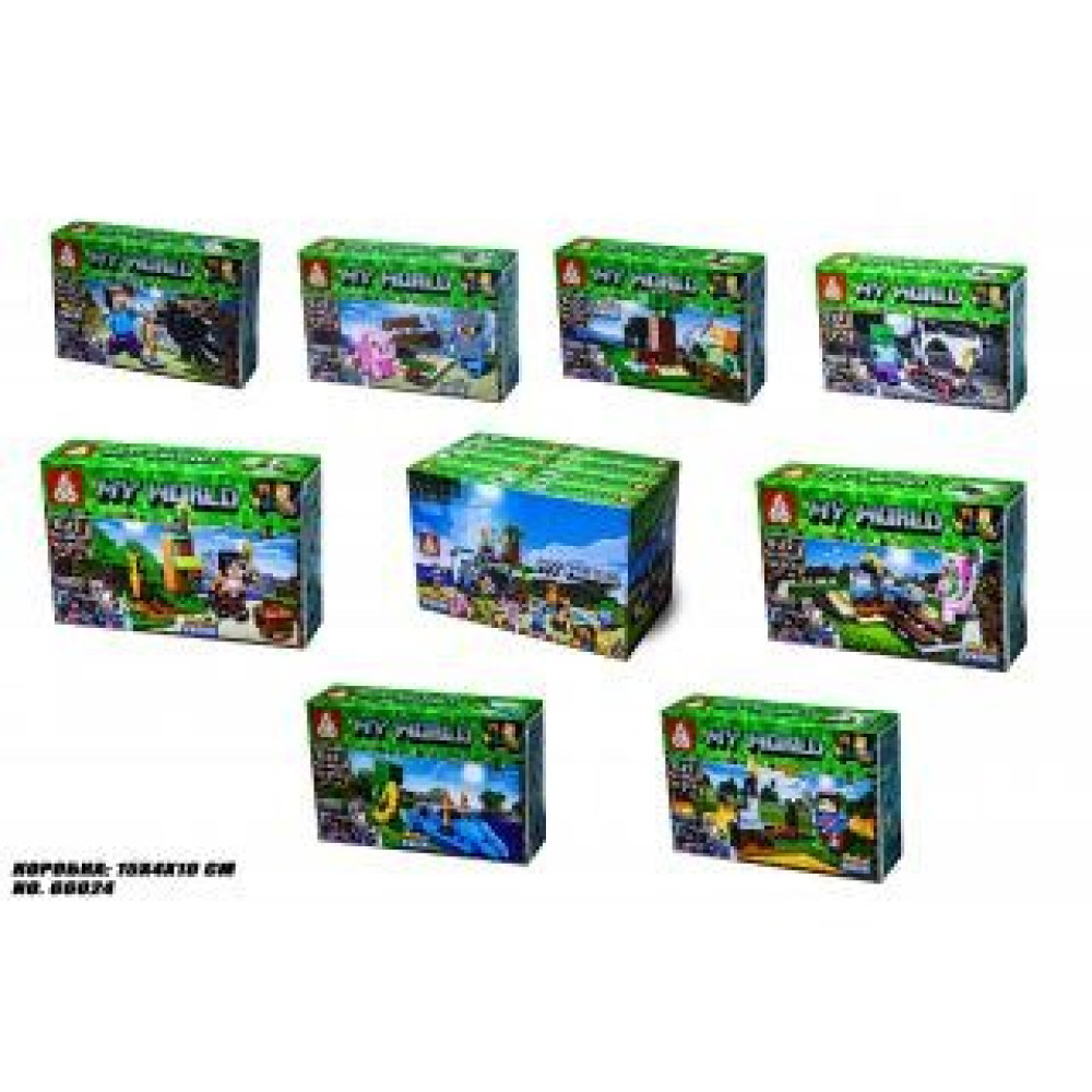 КОНСТРУКТОР MINECRAFT 66024 (40+ ДЕТАЛЕЙ)