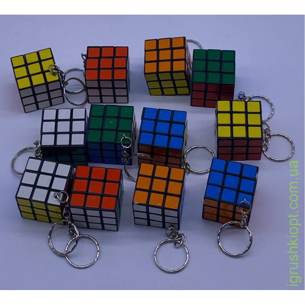 Кубик Рубіка  брелок DD61 12шт уп