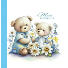 Блокнот Мандарин 100х100мм 48 аркушів клітинка інтегральний переплет матова ламінація (23212)