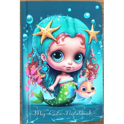 Блокнот N9503, 140x95 мм, 64 арк, клітинка, 60г/м2 7454