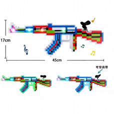 Автомат Майкрафт Світло Музика 45см 55773