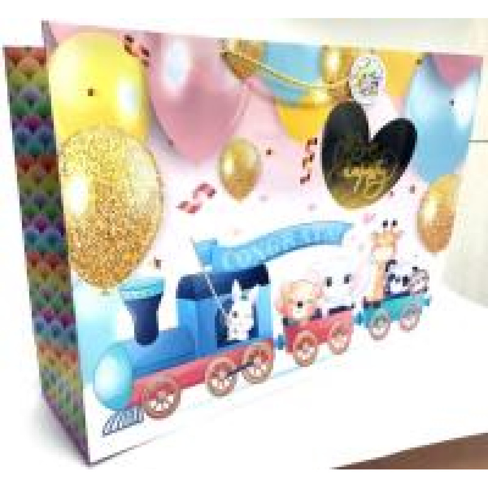 Пакет паперовий, 66x48x20 HORIZONTAL см, 210г/м2 білий карто GB-21367