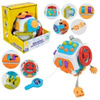 Брязкальце арт. PL-724-77 (60шт)  "Сонячний зайчик", тактильні, рухомі частини, р-р13*14, у короб.14*15*14см