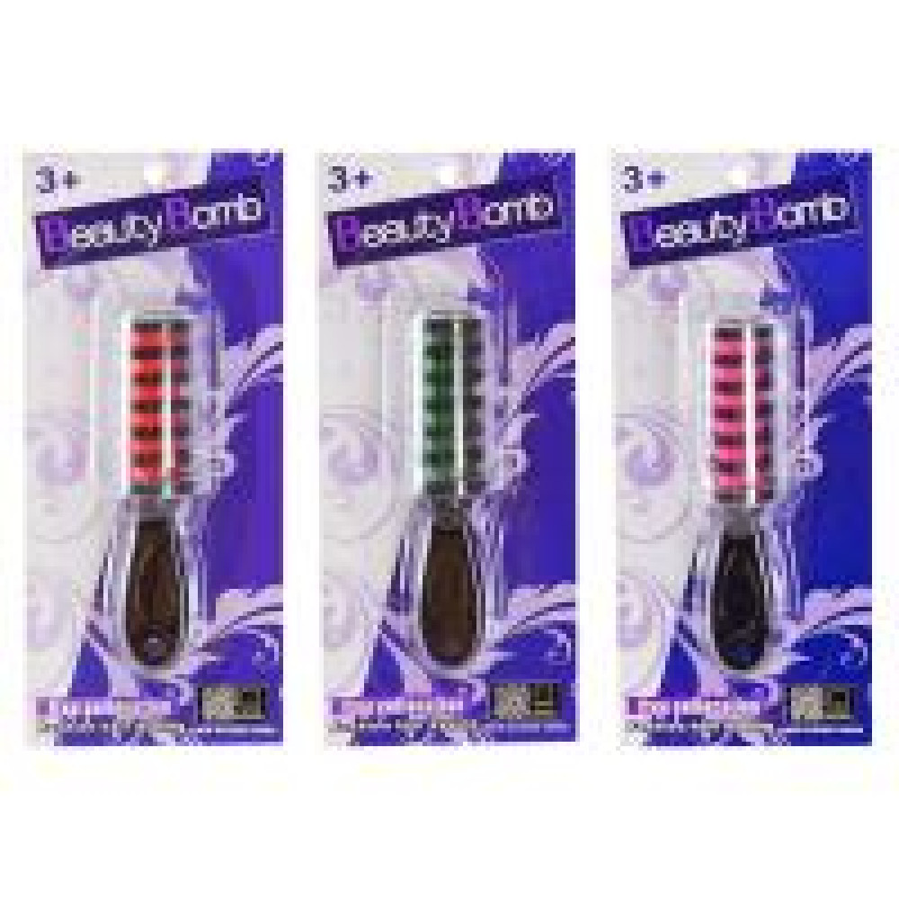 Косметика арт. ZG016 (180шт/2) крейда для волосся, мікс 3 види планш. 7*2,5*16см