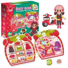 Гра розвиваюча Roter Käfer з липучками. Бізі Бук. Полуничний будиночок Емілії.