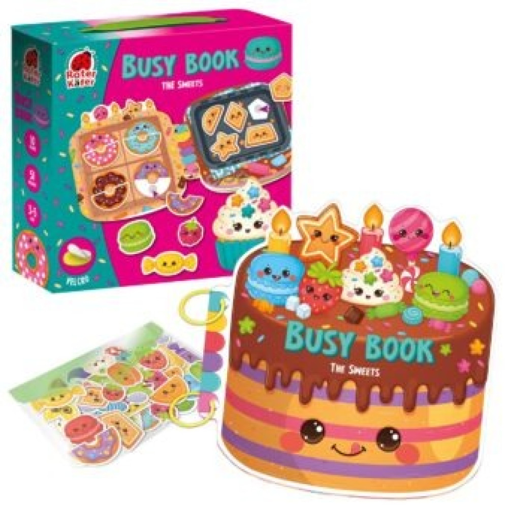 Гра розвиваюча Roter Käfer з липучками. Бізі Бук. Смаколики.