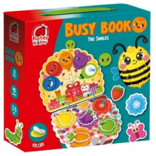 Гра розвиваюча Roter Käfer з липучками. Бізі Бук. Смайлики.